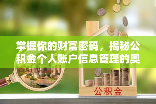 陕县掌握你的财富密码，揭秘公积金个人账户信息管理的奥秘