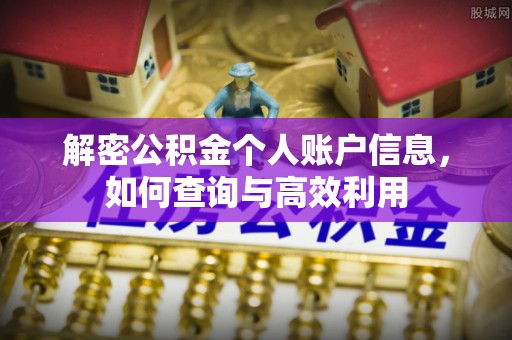 陕县解密公积金个人账户信息，如何查询与高效利用