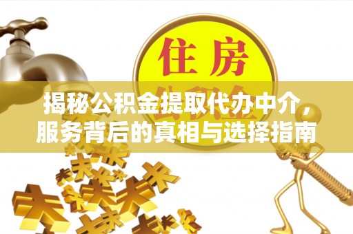 陕县揭秘公积金提取代办中介，服务背后的真相与选择指南