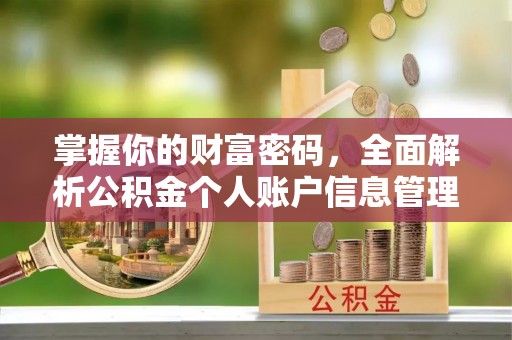 陕县掌握你的财富密码，全面解析公积金个人账户信息管理与优化