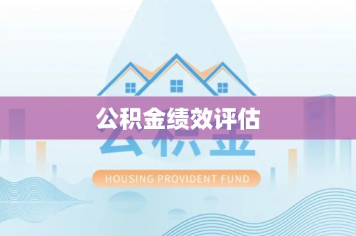 陕县公积金绩效评估