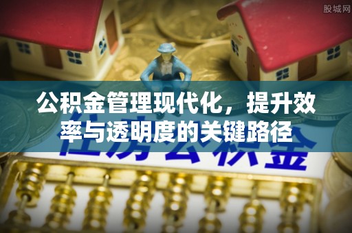陕县公积金管理现代化，提升效率与透明度的关键路径