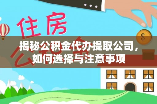 陕县揭秘公积金代办提取公司，如何选择与注意事项