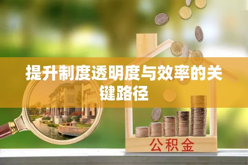 陕县提升制度透明度与效率的关键路径